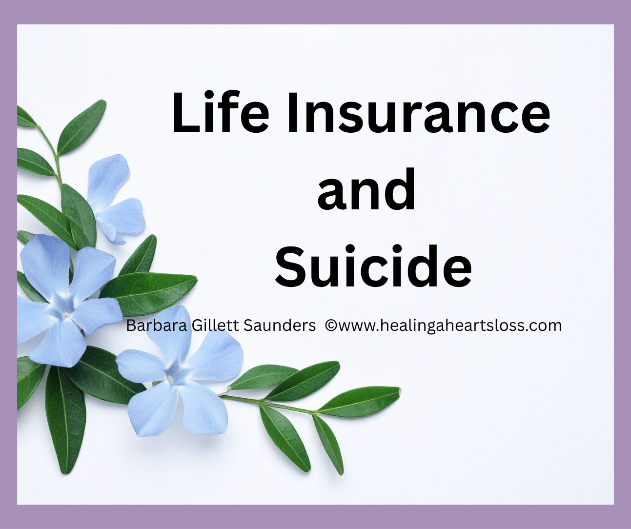 Life Insurance and Suicide