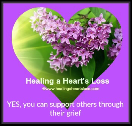 YES, you can support others through their grief