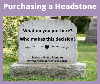 Purchasing a Headstone, Grave Marker or Monument